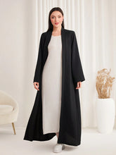 Premium Open Abaya | Soft Fabric, Side Pockets, Long Sleeve Modest Dress