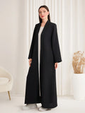 Premium Open Abaya | Soft Fabric, Side Pockets, Long Sleeve Modest Dress