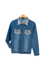 Premium handmade beadwork Jeans Jacket
