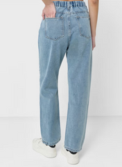 High Rise Embellished Jeans