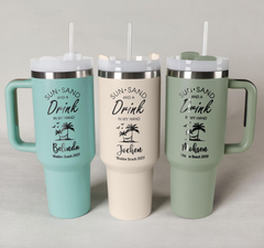 Personalized Skinny 20oz Tumbler, your name and date, or any text you want,Bridesmaid Tumbler with Straw, Bachelorette Party, Wedding Party water glass Gifts, Custom bridal cups