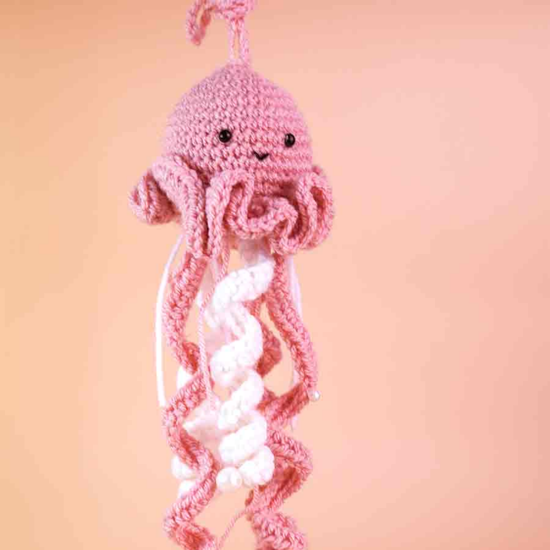 Octopus Crochet Car Hanging With Refreshing Fragrance