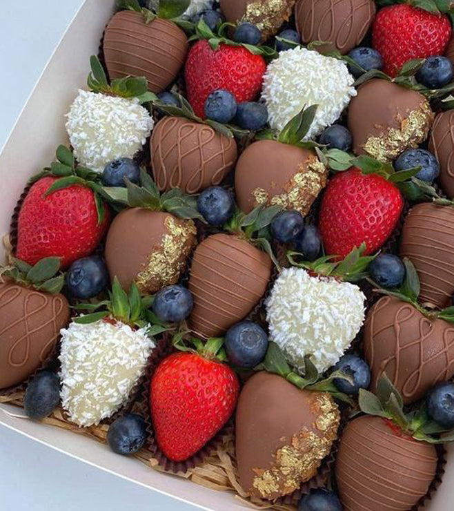 Share love with chocolate coated Strawberries