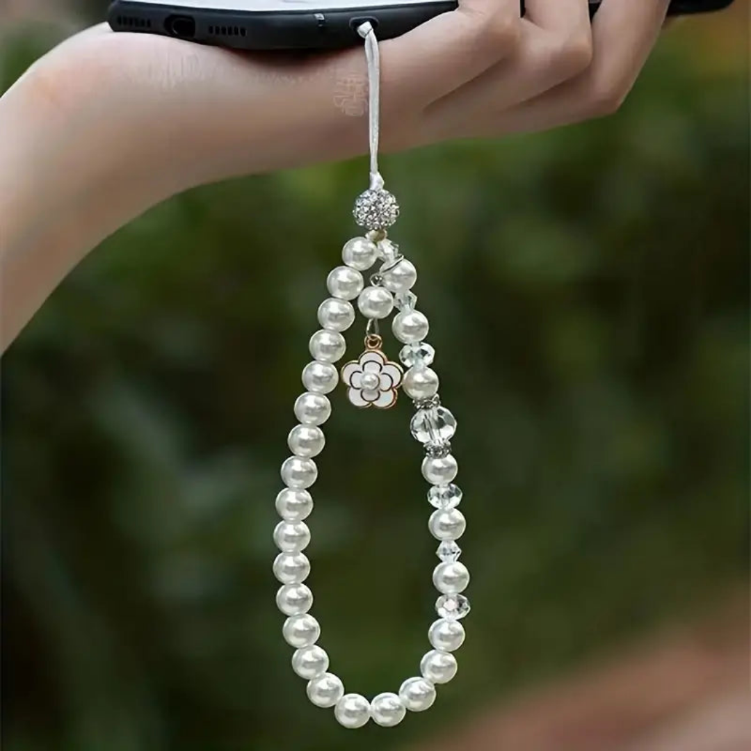 Elegant Pearl lanyard- Universal Anti-Loss Strap For your phone