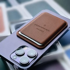 Custom Laser Engraved Magnetic Card Holder - Personalized Wallet