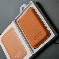 Custom Laser Engraved Magnetic Card Holder - Personalized Wallet