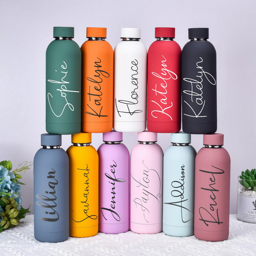 Personalized water bottle Gift ,Perfect for the gym, hiking, work, school