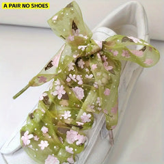 1pair Chiffon Shoelaces