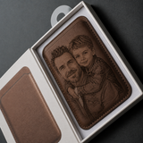 Custom Laser Engraved Magnetic Card Holder - Personalized Wallet
