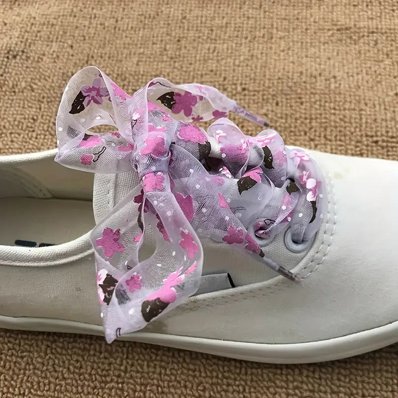 1pair Chiffon Shoelaces