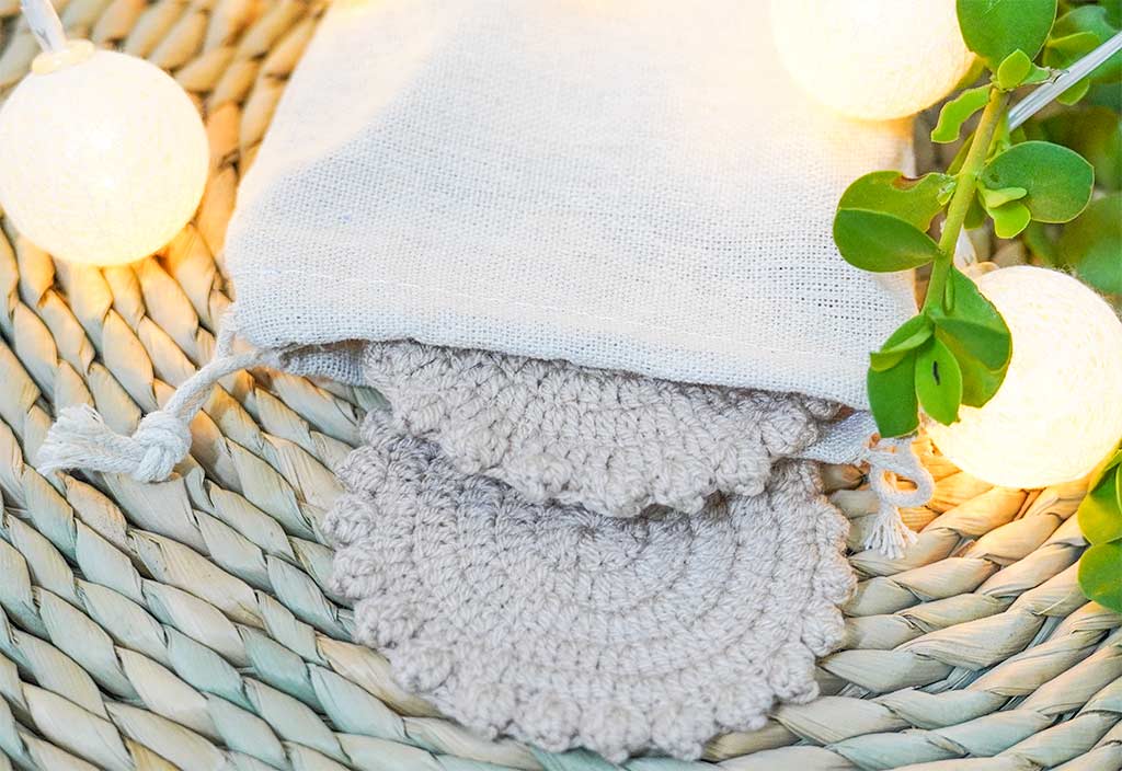 Beautiful Handmade crochet coasters