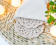 Beautiful design Handmade crochet coasters