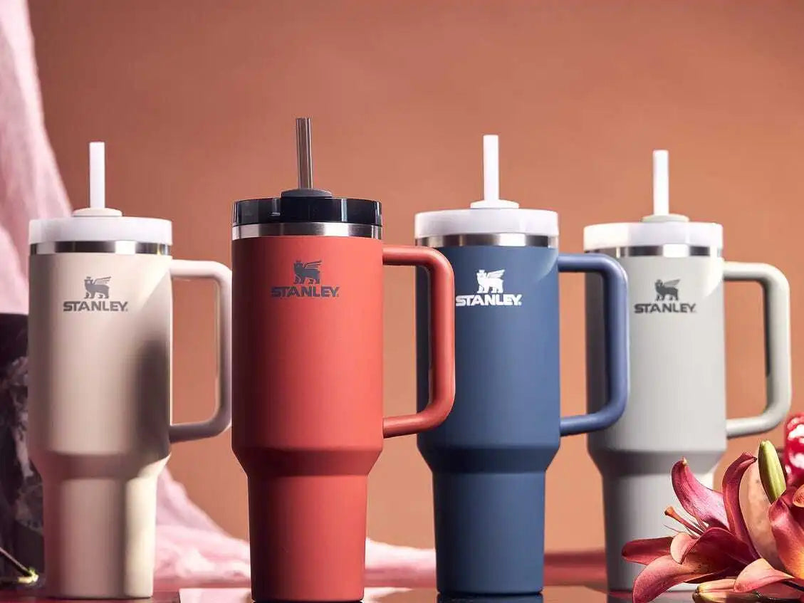 Stainless Steel Insulated Tumbler 4oz/1.18L with Lid and Straw