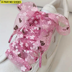 1pair Chiffon Shoelaces