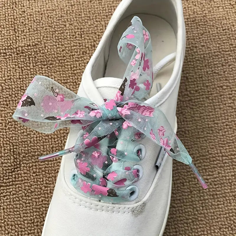 1pair Chiffon Shoelaces