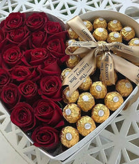 Roses and chocolates